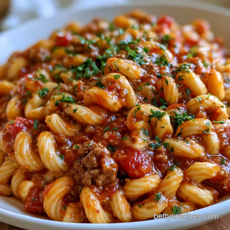 Easy Stovetop Beefaroni Recipe: One-Pot Comfort