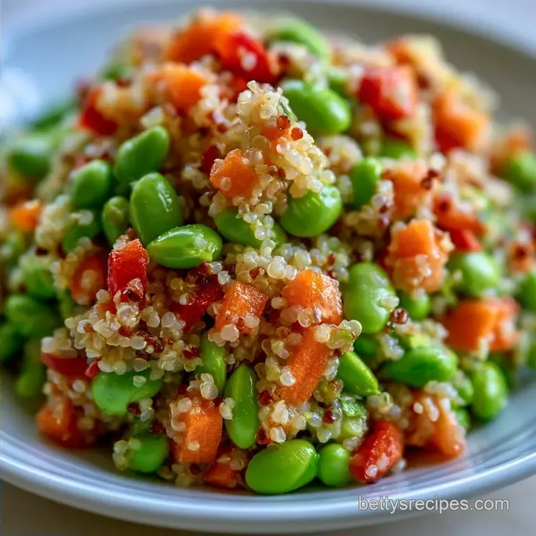 High-Protein Edamame Salad with Quinoa