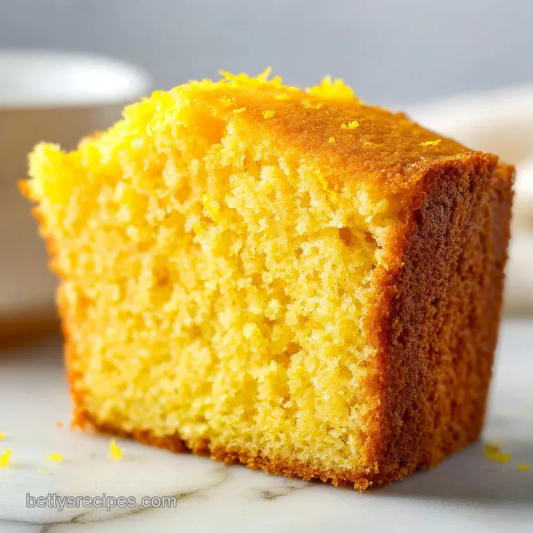 Gluten Free Lemon Yogurt Cake: Almond Flour