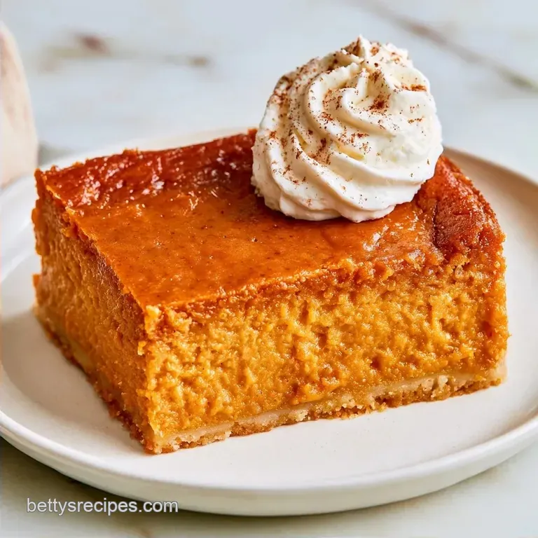 Silky GlutenFree Crustless Pumpkin Pie