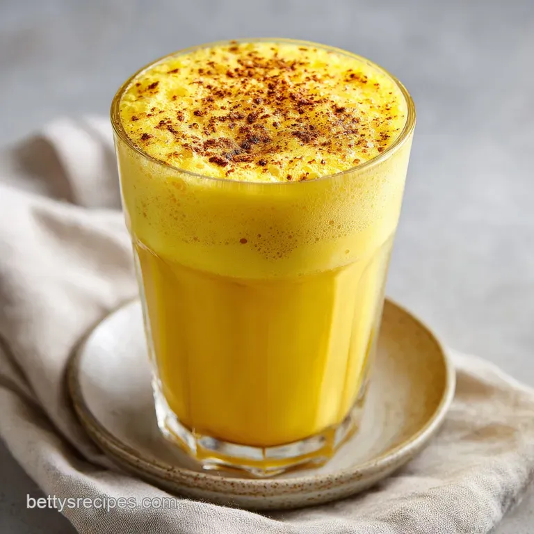 Iced Golden Milk Latte Chilled Anti: Creamy and Refreshing