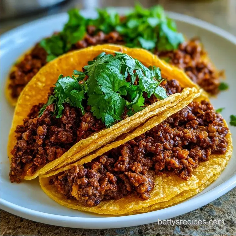 Inexpensive Beef Tacos in 25 Minutes