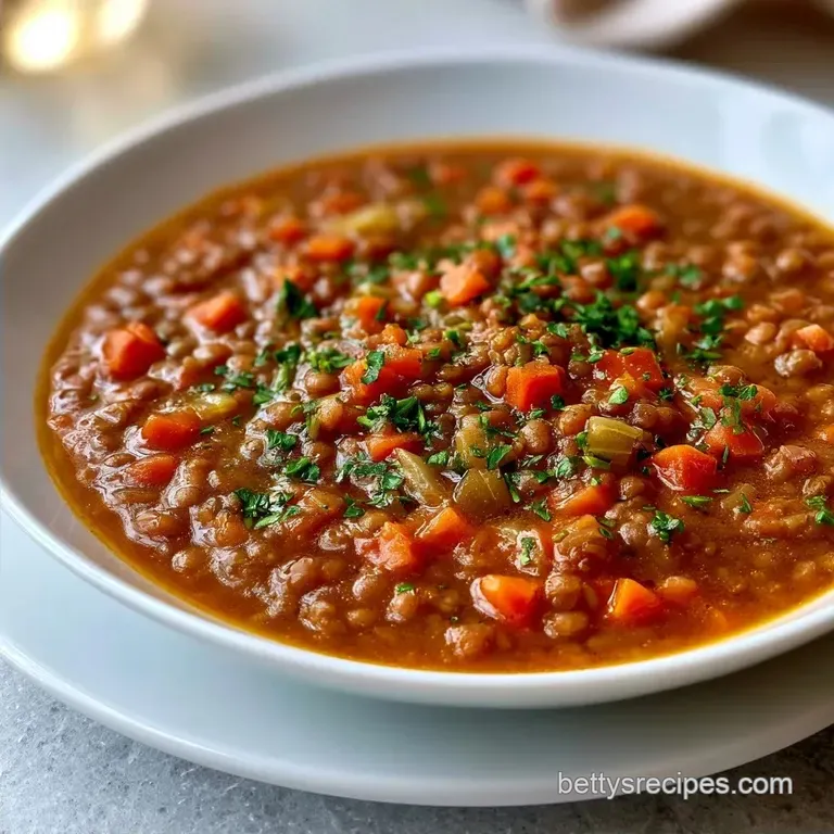 Mediterranean Instant Pot Lentil Soup