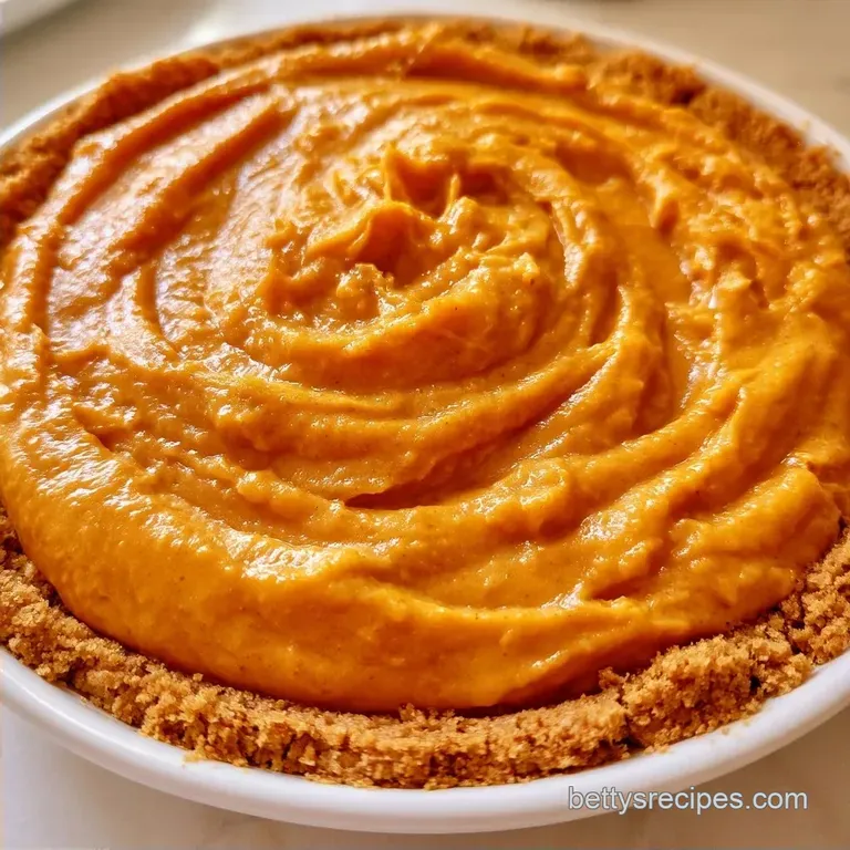 No-Bake Pumpkin Delight Dessert with Graham Crust