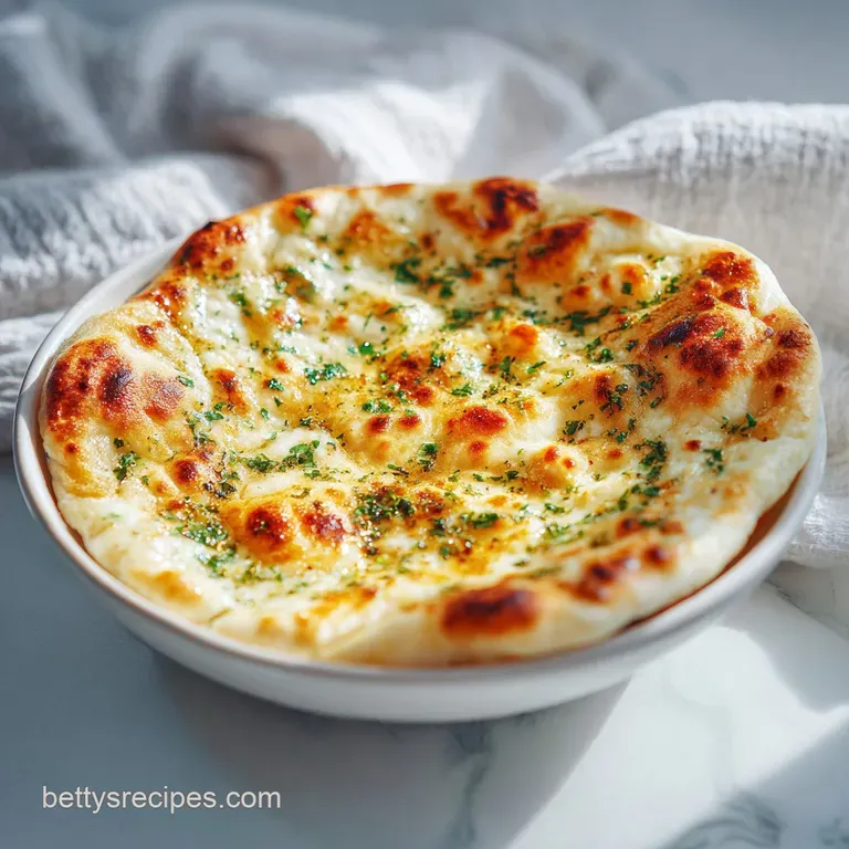 No-Yeast Garlic Flatbread: Soft and Golden