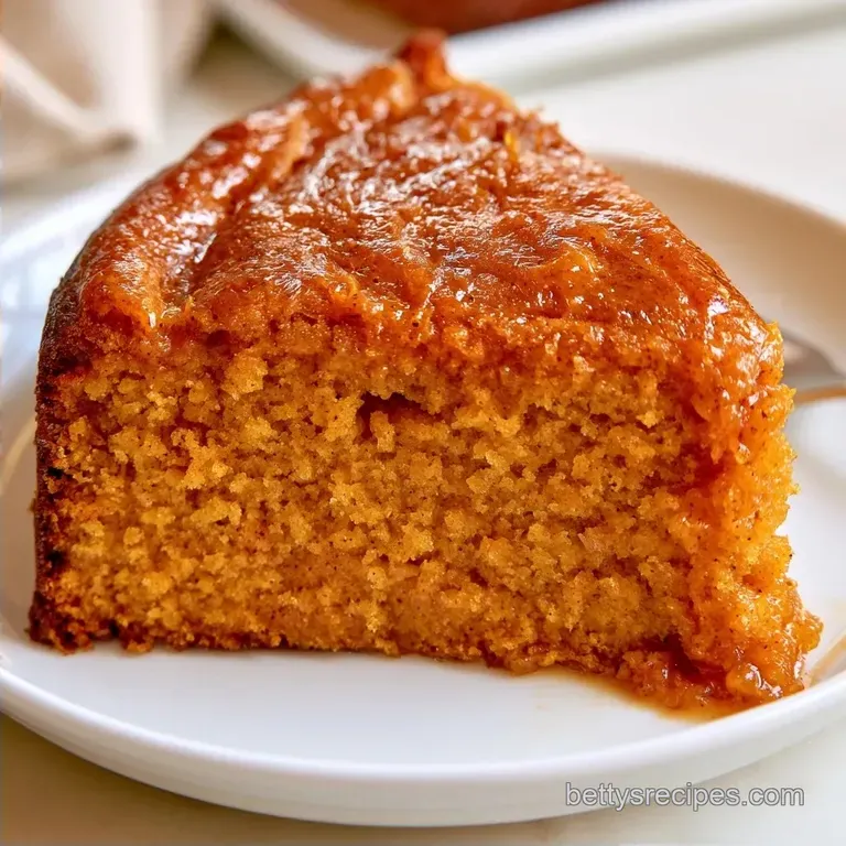 Moist Pumpkin Cake: Spiced and Tender
