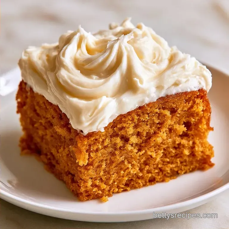 Light Pumpkin Cake With Cream Cheese Frosting