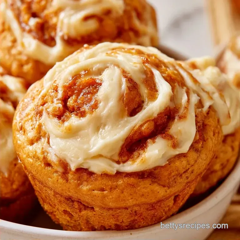 Pumpkin Cream Cheese Muffins in 28 Minutes