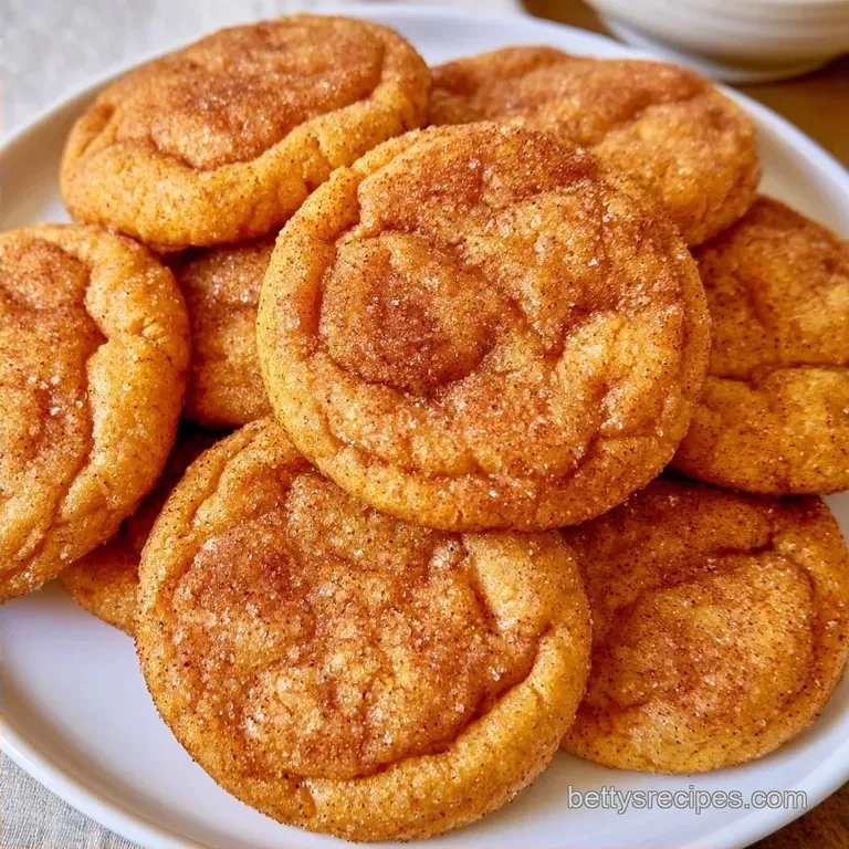 Soft Pumpkin Snickerdoodles: Pillowy and Spiced