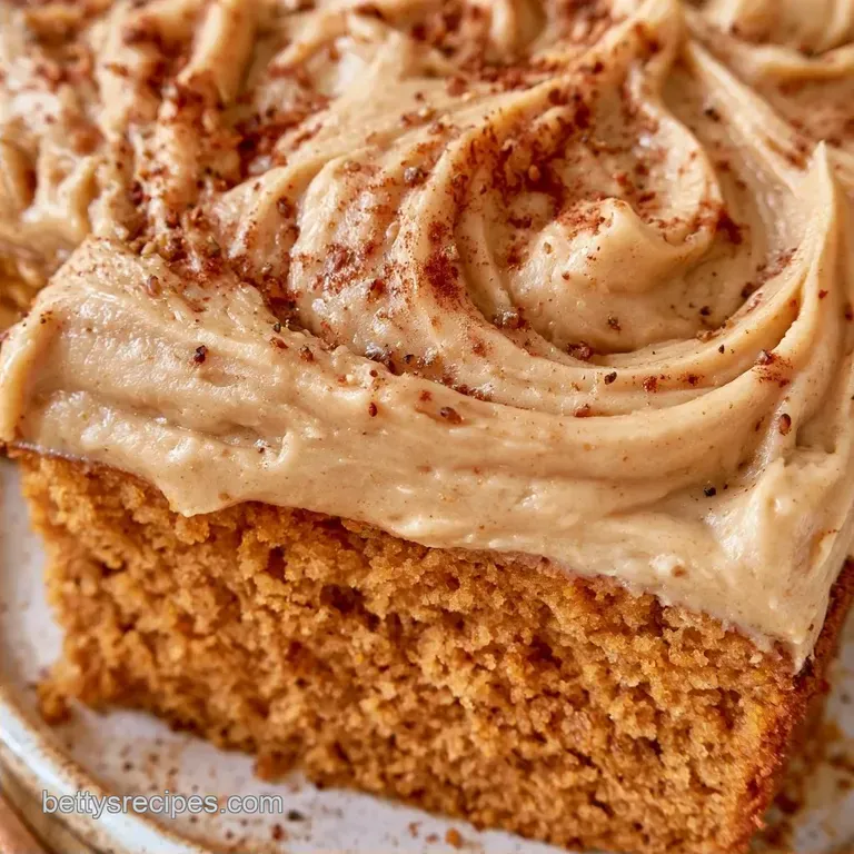 Pumpkin Spice Latte Cake with Coffee: Moist Crumb