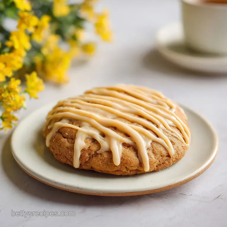 Stack of delicate maple cookies, dusted with powdered sugar, on a rustic wooden board.