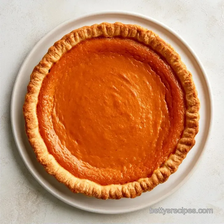 Spiced Pumpkin Pie with Evaporated Milk