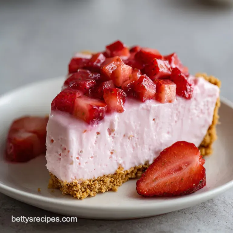 Strawberry Cool Whip Pie: Fluffy and Velvety